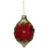 Northlight Poinsettia Finial Christmas Ornament - 6.5" - Red And Gold -Christmas Decor Sale northlight gb90503 89036.1603504879