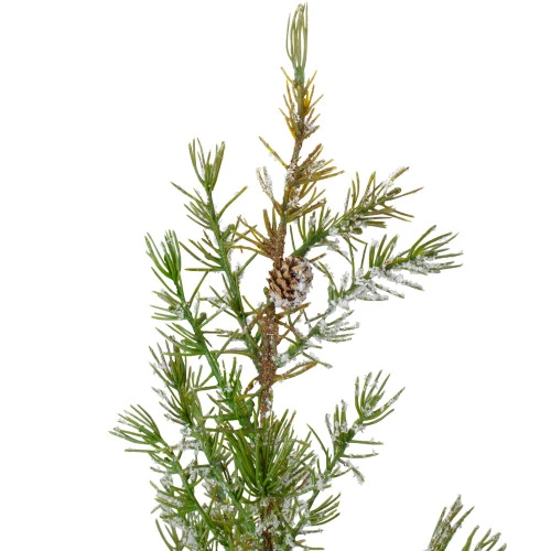 Potted Frosted Pine Artificial Christmas Tree - 28" – Unlit 4 Potted Frosted Pine Artificial Christmas Tree - 28" – Unlit - Image 2