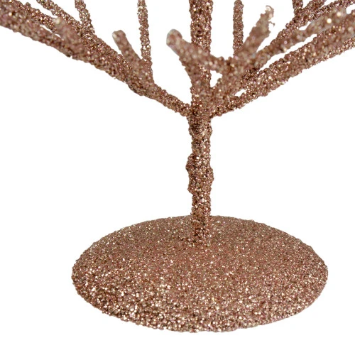 Northlight Artificial Glittered Twig Christmas Tree - 18" - Rose Gold - Unlit 6 Northlight Artificial Glittered Twig Christmas Tree - 18" - Rose Gold - Unlit - Image 4