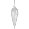 6.25" Clear Glass Winter Icicle Ornament 2 6.25" Clear Glass Winter Icicle Ornament -Christmas Decor Sale northlight gb94410 sample 1 62867.1661972274