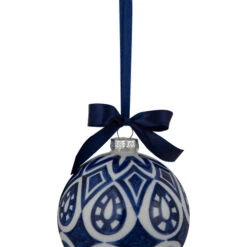 Northlight 4" White And Blue Mosaic Glass Christmas Ball Ornament 9 Northlight 4" White And Blue Mosaic Glass Christmas Ball Ornament -Christmas Decor Sale northlight gb94415 sample 2 38320.1671008222