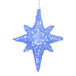 Northlight 24" Color Changing Blue And White LED Bethlehem Star Hanging Christmas Decoration -Christmas Decor Sale northlight gv94136 1updated 37153.1702315857