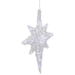 Northlight 24" Color Changing Blue And White LED Bethlehem Star Hanging Christmas Decoration -Christmas Decor Sale northlight gv94136 3 20518.1665519672