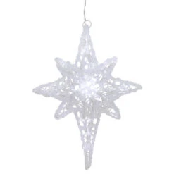 Northlight 24" Color Changing Blue And White LED Bethlehem Star Hanging Christmas Decoration -Christmas Decor Sale northlight gv94137 1 93405.1702315857