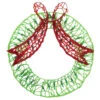Northlight 20" Green And Red Lighted Wreath And Bow Christmas Window Silhouette Decoration -Christmas Decor Sale northlight gv94140 1 47752.1663340556