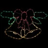 Northlight 34" Lighted Christmas Bell And Bow Window Silhouette Decoration
