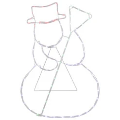 Northlight 28" Lighted Standing Snowman Silhouette Outdoor Christmas Decoration -Christmas Decor Sale northlight gv94149 1 11165.1702315856