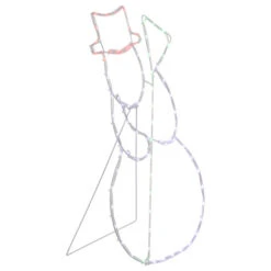 Northlight 28" Lighted Standing Snowman Silhouette Outdoor Christmas Decoration -Christmas Decor Sale northlight gv94149 3 47483.1702315856