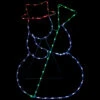 Northlight 28" Lighted Standing Snowman Silhouette Outdoor Christmas Decoration -Christmas Decor Sale northlight gv94149 on20black 01 04498.1702315857
