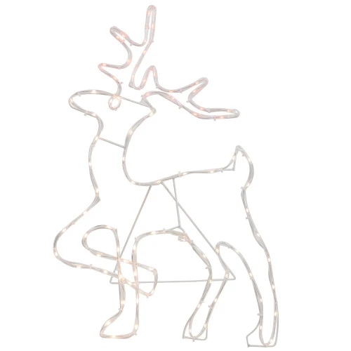 Northlight 24" Lighted Standing Reindeer Silhouette Outdoor Christmas Decoration 5 Northlight 24" Lighted Standing Reindeer Silhouette Outdoor Christmas Decoration - Image 3