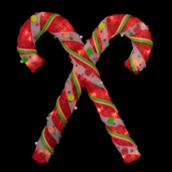 Northlight Lighted Sisal Double Candy Cane Christmas Outdoor Decoration - 26" - Clear Lights 7 Northlight Lighted Sisal Double Candy Cane Christmas Outdoor Decoration - 26" - Clear Lights -Christmas Decor Sale northlight h85166 on20black 67753.1670402938