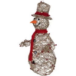 Northlight Lighted Glittered Snowman And Berries Outdoor Christmas Decoration - 28" -Christmas Decor Sale northlight h85237 3 48859.1670576250