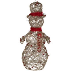 Northlight Lighted Glittered Snowman And Berries Outdoor Christmas Decoration - 28" -Christmas Decor Sale northlight h85237 4 89899.1670576252