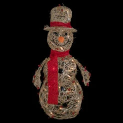 Northlight Lighted Glittered Snowman And Berries Outdoor Christmas Decoration - 28" -Christmas Decor Sale northlight h85237 on20black 28093.1670576534