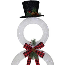 Northlight 48" LED Lighted Wreath Snowman Outdoor Christmas Decoration -Christmas Decor Sale northlight h93963 2 75390.1674899260