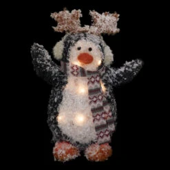 Northlight Lighted Snowy Penguin In Antler Hat Outdoor Christmas Decoration - 22" - Warm White 10 Northlight Lighted Snowy Penguin In Antler Hat Outdoor Christmas Decoration - 22" - Warm White -Christmas Decor Sale northlight h93975 on20black 56483.1667549905