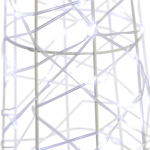 Northlight Set Of 3 LED Lighted Twinkling Cone Trees Christmas Yard Decoration - Cool White Lights 8 Northlight Set Of 3 LED Lighted Twinkling Cone Trees Christmas Yard Decoration - Cool White Lights - Image 6