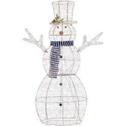 Northlight 48" LED Lighted Silver Mesh Snowman Outdoor Twinkling Christmas Decoration 17 Northlight 48" LED Lighted Silver Mesh Snowman Outdoor Twinkling Christmas Decoration -Christmas Decor Sale northlight h94636 04 04271.1701969859