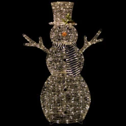 Northlight 48" LED Lighted Silver Mesh Snowman Outdoor Twinkling Christmas Decoration 12 Northlight 48" LED Lighted Silver Mesh Snowman Outdoor Twinkling Christmas Decoration -Christmas Decor Sale northlight h94636 on20black20 24905.1701969859
