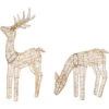 Northlight LED Lighted Twinkle Mesh Reindeer Outdoor Christmas Decoration - 37" - Set Of 2 -Christmas Decor Sale northlight h94637 01 80457.1693236544