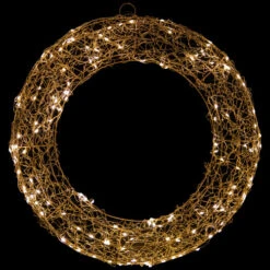 Northlight 18" LED Lighted Gold Wire Wreath Outdoor Christmas Decoration 11 Northlight 18" LED Lighted Gold Wire Wreath Outdoor Christmas Decoration -Christmas Decor Sale northlight h94638 on20black 80750.1692976926
