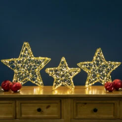Northlight LED Lighted Stars Outdoor Christmas Decorations - 14" - Gold - Set Of 3 12 Northlight LED Lighted Stars Outdoor Christmas Decorations - 14" - Gold - Set Of 3 -Christmas Decor Sale northlight h96323 tabletop20style 01 15674.1724289800