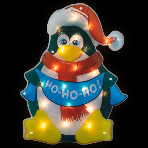 Northlight 17.5" Lighted Penguin Christmas Window Silhouette 3 Northlight 17.5" Lighted Penguin Christmas Window Silhouette