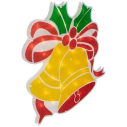 Northlight 19" Lighted Christmas Bells Window Silhouette -Christmas Decor Sale northlight ha92199 02 30011.1702315857