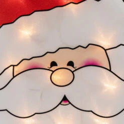 Northlight 12" Lighted Santa Claus Christmas Window Silhouette -Christmas Decor Sale northlight ha92202 03 86585.1694101350