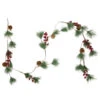 Northlight Pre-Lit Battery Operated Pine And Berry Christmas Garland - 6.5' - Warm White LED Lights -Christmas Decor Sale northlight hc94495 1 77647.1664638449