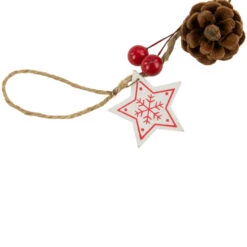 Northlight Pre-Lit B/O Tree, Star, And Pinecone Christmas Garland - 6.5' - Warm White -Christmas Decor Sale northlight hc94497 2 83513.1669970846