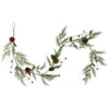 Northlight Pre-Lit B/O Pinecone, Berry And Leaf Christmas Garland - 4.5' - Warm White Lights 2 Northlight Pre-Lit B/O Pinecone, Berry And Leaf Christmas Garland - 4.5' - Warm White Lights -Christmas Decor Sale northlight hc96445 06 59350.1726279111