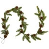 Northlight Pre-Lit B/O Pinecone And Pine Christmas Garland - 4.75' - Warm White Lights -Christmas Decor Sale northlight hc96447 01 03069.1726279107