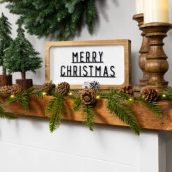 Northlight Pre-Lit B/O Pinecone And Pine Christmas Garland - 4.75' - Warm White Lights 9 Northlight Pre-Lit B/O Pinecone And Pine Christmas Garland - 4.75' - Warm White Lights -Christmas Decor Sale northlight hc96447 styled 01 70708.1726279108