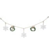 Northlight 4.75" Snowflake And Frosted Pine Christmas Garland With Wooden Beads - Unlit 1 Northlight 4.75" Snowflake And Frosted Pine Christmas Garland With Wooden Beads - Unlit -Christmas Decor Sale northlight hh87684 1 14467.1680953370