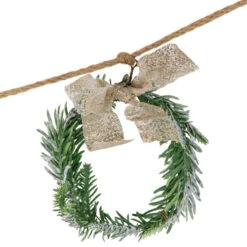 Northlight 4.75" Snowflake And Frosted Pine Christmas Garland With Wooden Beads - Unlit 11 Northlight 4.75" Snowflake And Frosted Pine Christmas Garland With Wooden Beads - Unlit -Christmas Decor Sale northlight hh87684 3 81887.1680953370