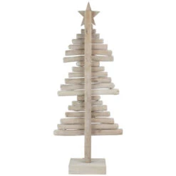 Northlight Rustic Wooden Christmas Tree With Star Decoration - 25.5" -Christmas Decor Sale northlight hh87688 2 01273.1669970845