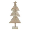 Northlight Rustic Wooden Christmas Tree With Star Decoration - 25.5"