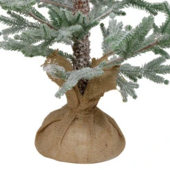 Northlight Frosted Pine Slim Artificial Christmas Tree With Jute Base - 3' - Unlit 10 Northlight Frosted Pine Slim Artificial Christmas Tree With Jute Base - 3' - Unlit -Christmas Decor Sale northlight hn89325 3 60893.1605666733