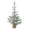 Northlight 4' Snow Covered Frosted Pine Artificial Christmas Tree With Jute Base – Unlit -Christmas Decor Sale northlight hn89325 88785.1605666847