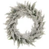 Northlight Heavily Flocked Pine Artificial Christmas Wreath - 20-Inch - Unlit -Christmas Decor Sale northlight hn92698 1updatre 80194.1657129578
