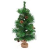 Northlight Mixed Pine And Pine Cones Artificial Christmas Tree In Jute Base - 23.5" -Christmas Decor Sale northlight hn92705 1 pre20list 59436.1636200439
