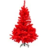 Northlight Full Pine Artificial Christmas Tree - 4' - Scarlet Red - Unlit
