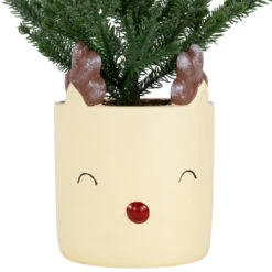 Mini Artificial Christmas Tree In Reindeer - 14.25" - Unlit -Christmas Decor Sale northlight hn95105 02 39251.1702402355
