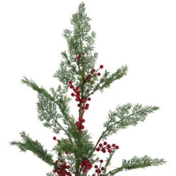 Northlight Pre-Lit Berries And Pine Artificial Potted Christmas Tree - 3' - Warm White LED Lights -Christmas Decor Sale northlight hn95106 02 30790.1702142848