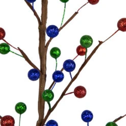 Northlight Glittered Ball Ornament Artificial Christmas Tree - Unlit - 24" -Christmas Decor Sale northlight hn95108 03 54364.1704379349