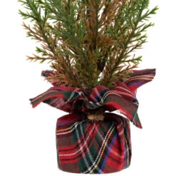 Northlight Mini Cedar Artificial Christmas Trees - 10" - Set Of 3 -Christmas Decor Sale northlight hn95114 05 42579.1702402353