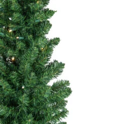 Northlight 6' Pre-Lit Northern Balsam Fir Pencil Artificial Christmas Tree, Warm Clear LED Lights -Christmas Decor Sale northlight j00067 2 85670.1665088080