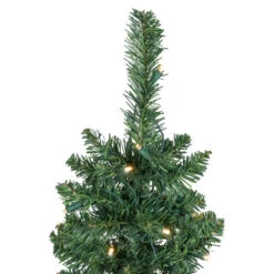Northlight 6' Pre-Lit Northern Balsam Fir Pencil Artificial Christmas Tree, Warm Clear LED Lights -Christmas Decor Sale northlight j00067 4 37948.1665088080