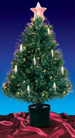 Northlight 4' Pre-Lit Fiber Optic Artificial Christmas Tree With Candles - Multi Lights -Christmas Decor Sale northlight j15596 1 45377.1588355386